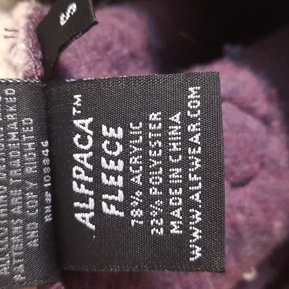 Kuhl Alfpaca Fleece Silver Oak Purple Zip Up Jacket Size Small - Picture 5 of 5